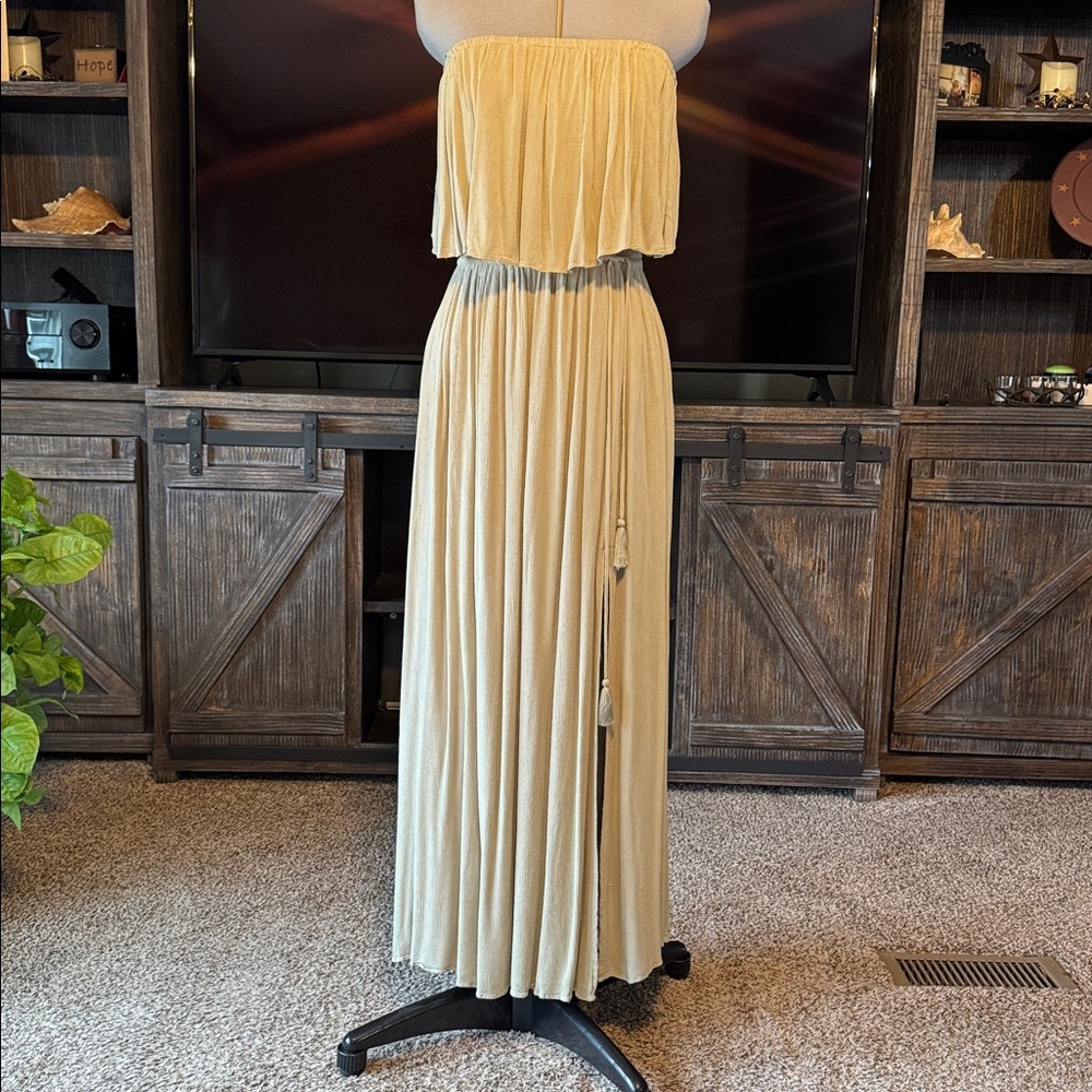 Mustard Seed Sage Green Maxi Dress
